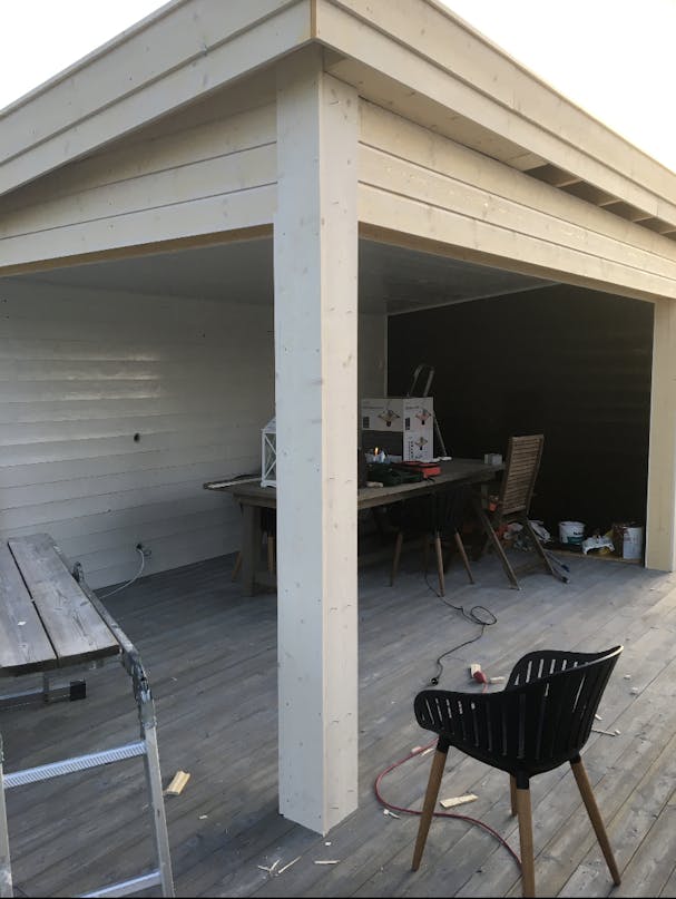 Udestue og udekøkken